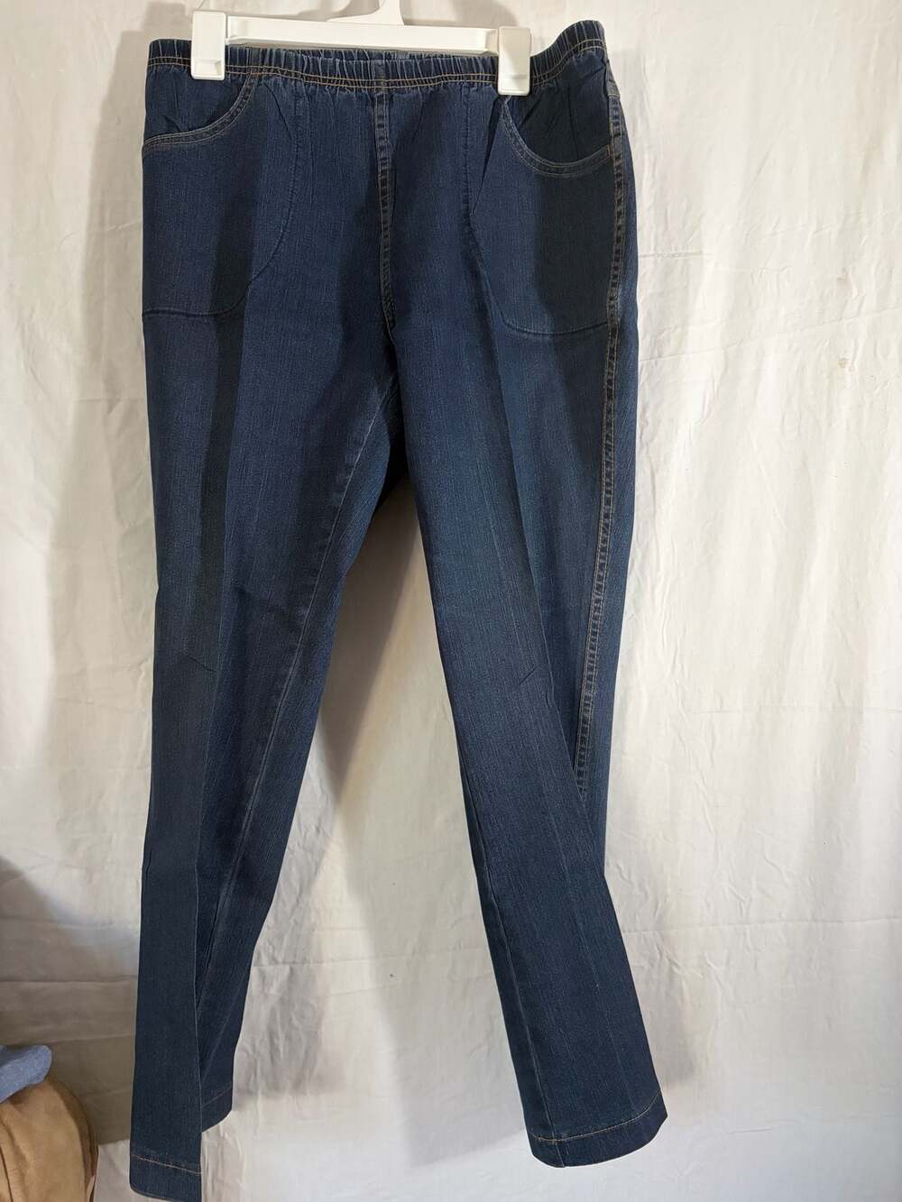 JMS Just My Size Women's Plus Size Pull-On Bootleg Jeans